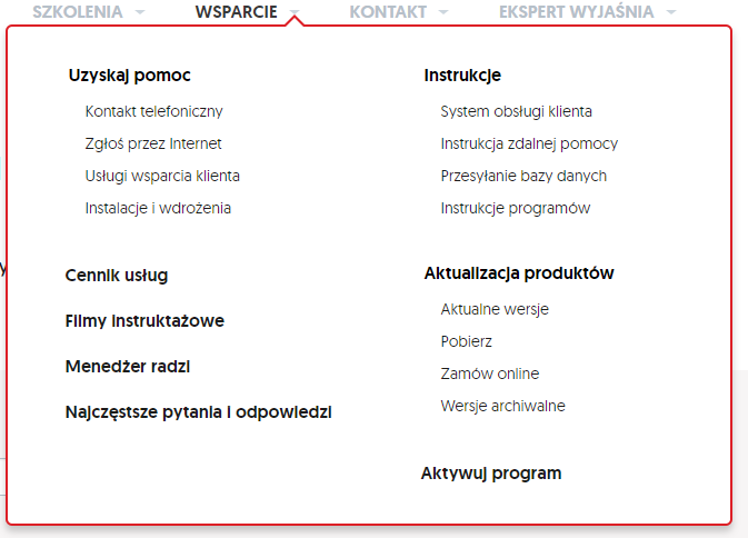 Znajdź wersje archiwalną WAPRO ERP